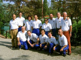 I Thunder durante la premiazione per lo scudetto 2005