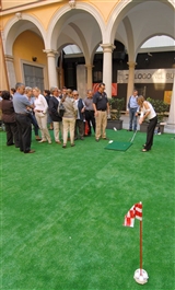 Maestro e Allievo  a "Golf al Buio"