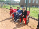 Tifosi in campo! Andrea, il nipote di Lorenzo, Silvia Parente, Angela Casaro e Loredana Ruisi