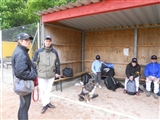 In prima fila Barbara e Christian  e dietro il dug-out.