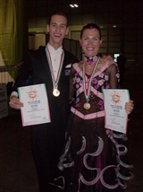 Arjola e Salvatore dopo la premiazione