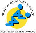 Logo Gruppo Sportivo Dilettantistico Non Vedenti Milano ONLUS.