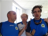 il 1° e il 2° ,Maurizio e Domenico con al centro il coach Regondi