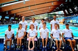 La nazionale italiana di nuoto paralimpico dei Mondiali di Glasgow