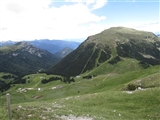 Vallata da Passo Feudo giù verso Pampeago