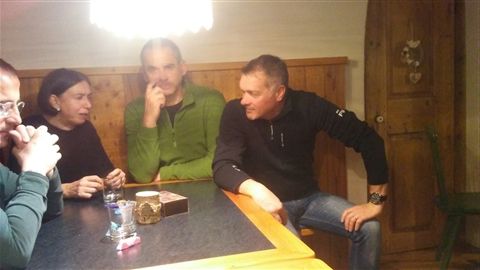 Gruppo alla bicchierata di fine settimana.