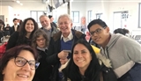 Foto di gruppo arcieristico; da sinistra  Donatella Pellegrini Rebecca Rabozzi (arbitro Fitarco) Loredana Ruisi Armando Bonechi Mario Di Vita Daniela e Matias Altamirano.