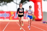 Gaia Rizzi Con Guida Chiara Boniardi Durante La Gara Dei 200 metri