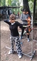 Matias Ivan e Loredana in azione.
