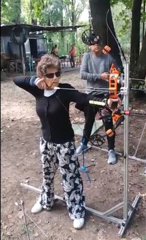 Matias Ivan e Loredana in azione.