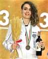 Francesca Augliese con medaglia