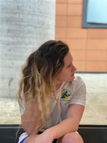 Martina In Pre-appello Prima Dei 100 Dorso Con La Polo Del Gsd
