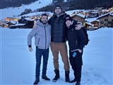 Parte della pattuglia sulla neve